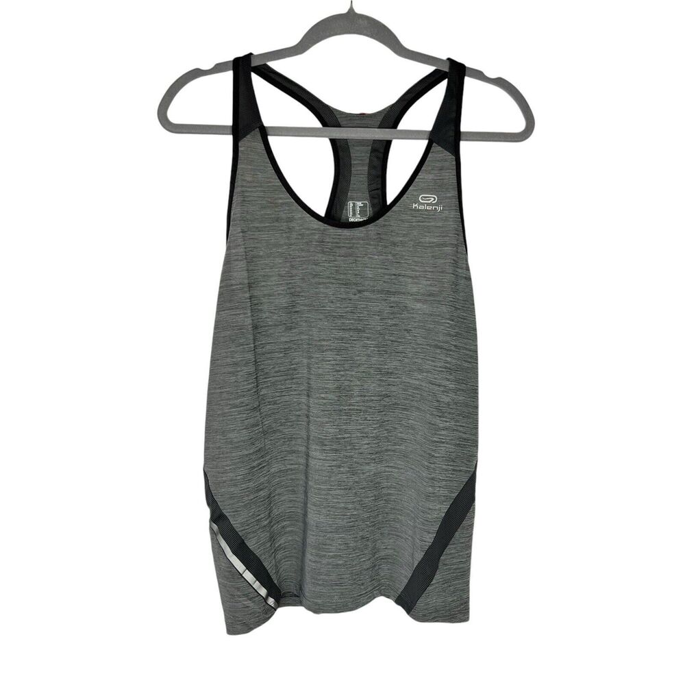 NWT Decathlon Kalenji Medium / Large Gray Running Sleeveless Tank Top Activewear